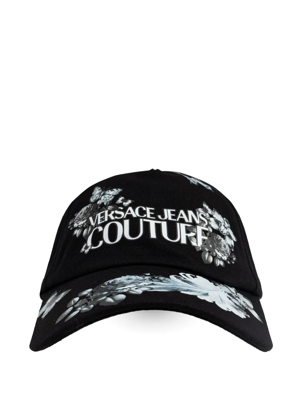 Versace Jeans Couture floral butterfly cap | Black | Image 1