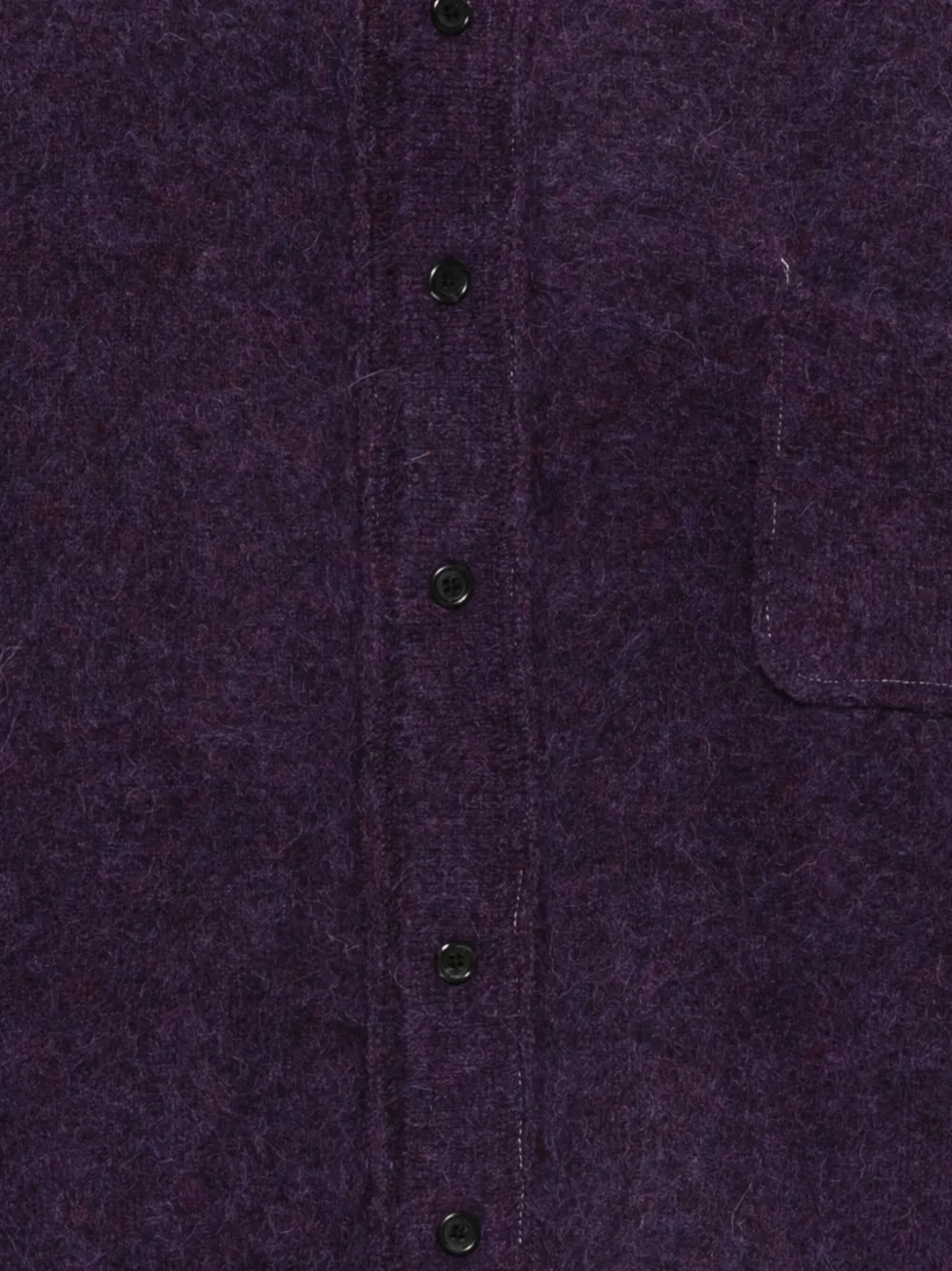 Camiel Fortgens Alpaca Wool-blend Cardigan In Purple