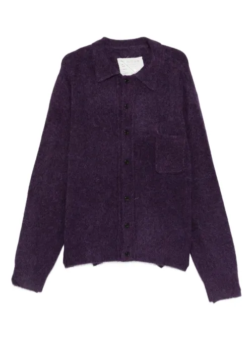 Cardigan en laine alpaga mélangée - Camiel Fortgens - Modalova