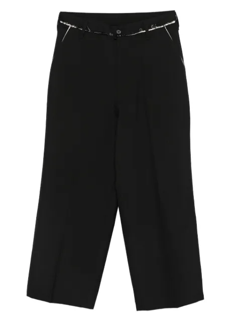 Camiel Fortgens pantalon de costume à effet usé