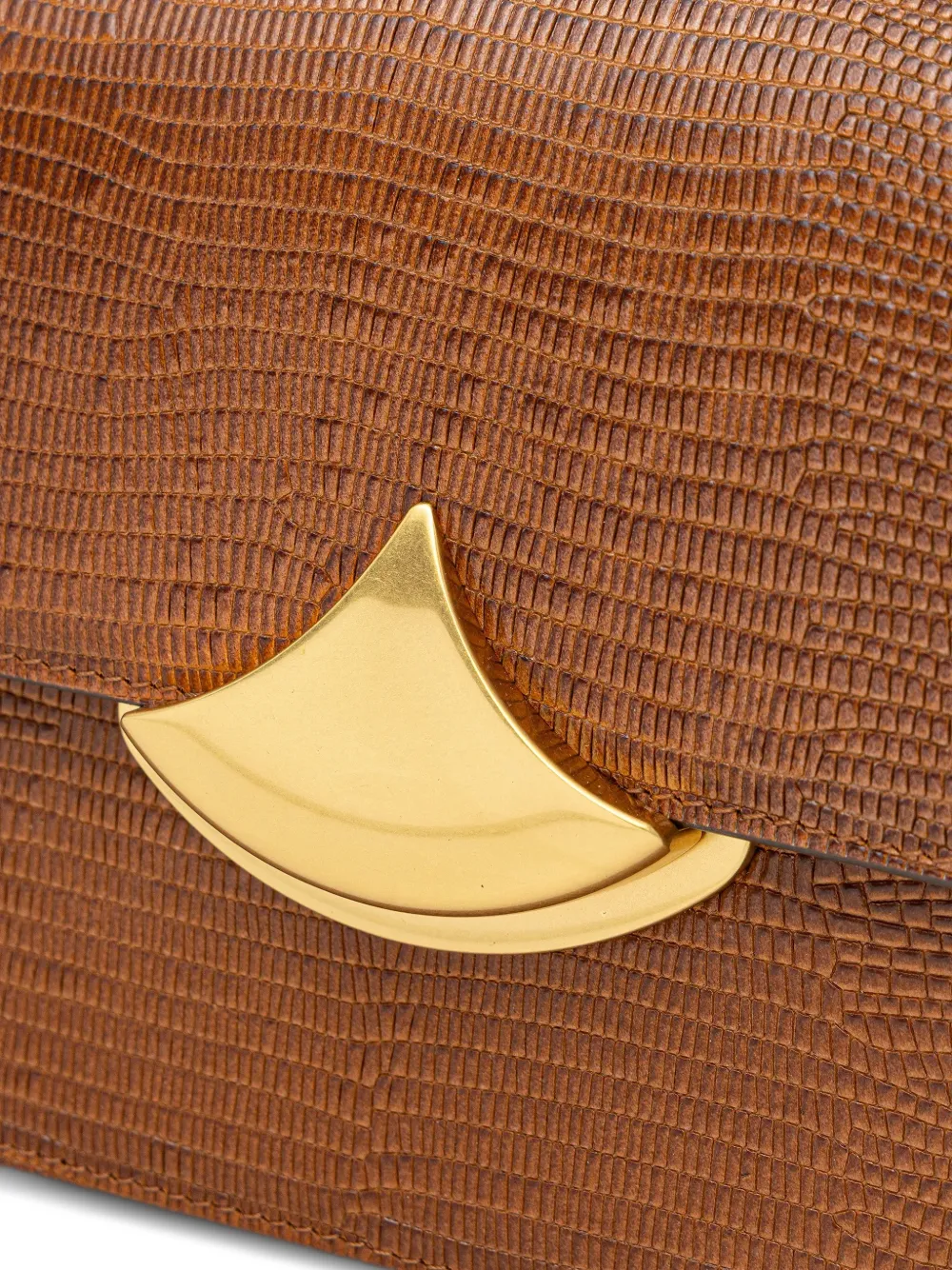 Sessun Leather Cross Body Bag In Brown