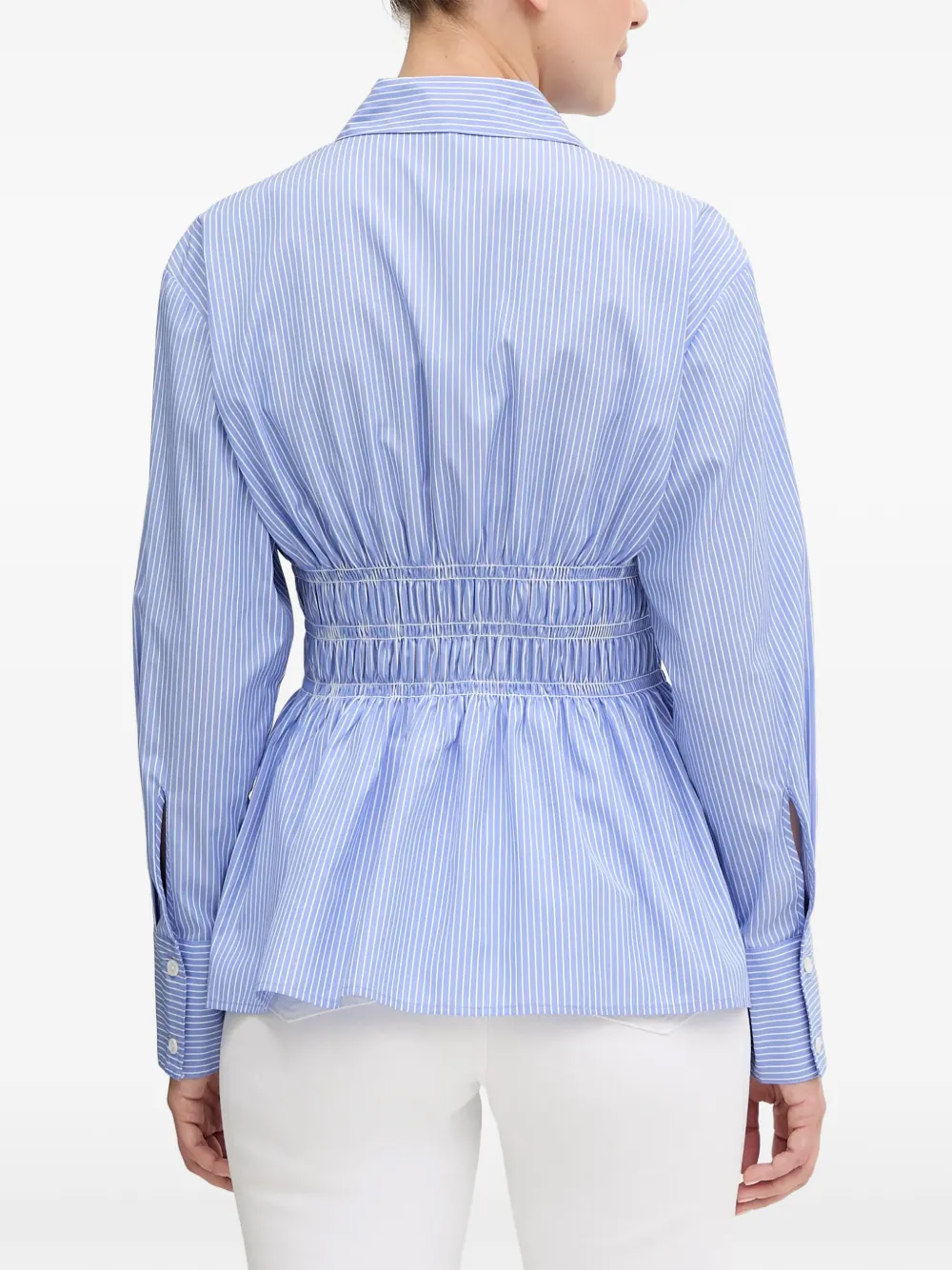  Rag & Bone Camisa Blythe A Rayas - Azul 