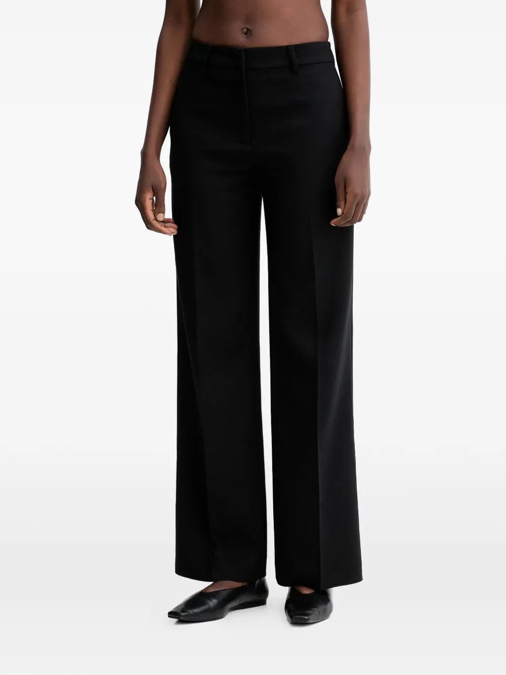 Sessun Wide-leg Trousers In Black