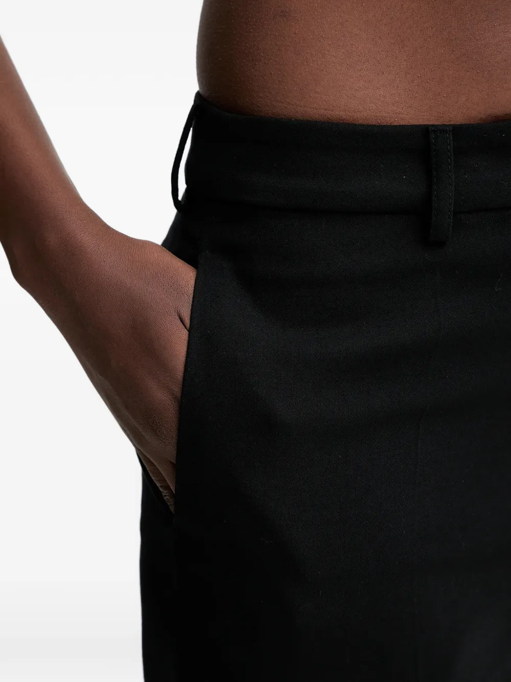 Sessun Wide-leg Trousers In Black