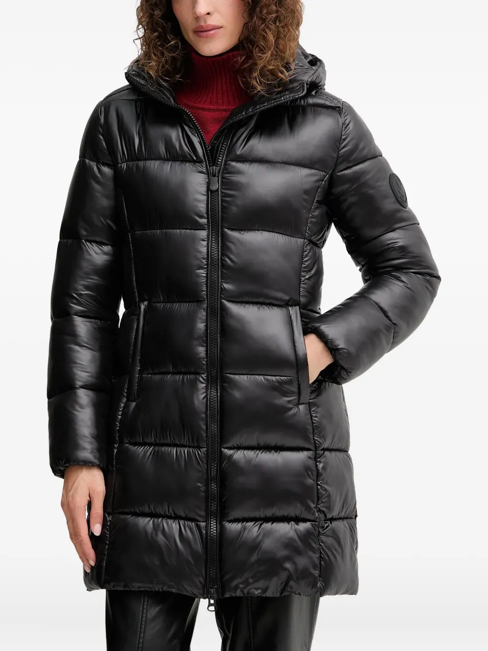 Save The Duck hooded padded jacket | Black | Image 1