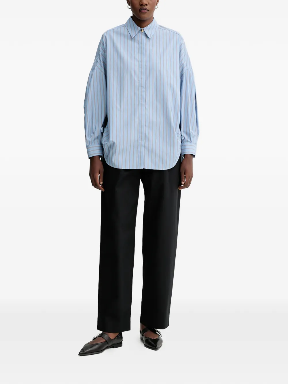 Sessùn striped shirt - Blauw