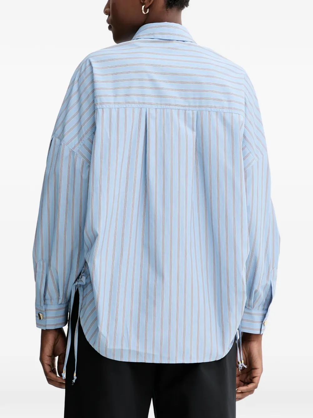 Sessun Striped Shirt In Black