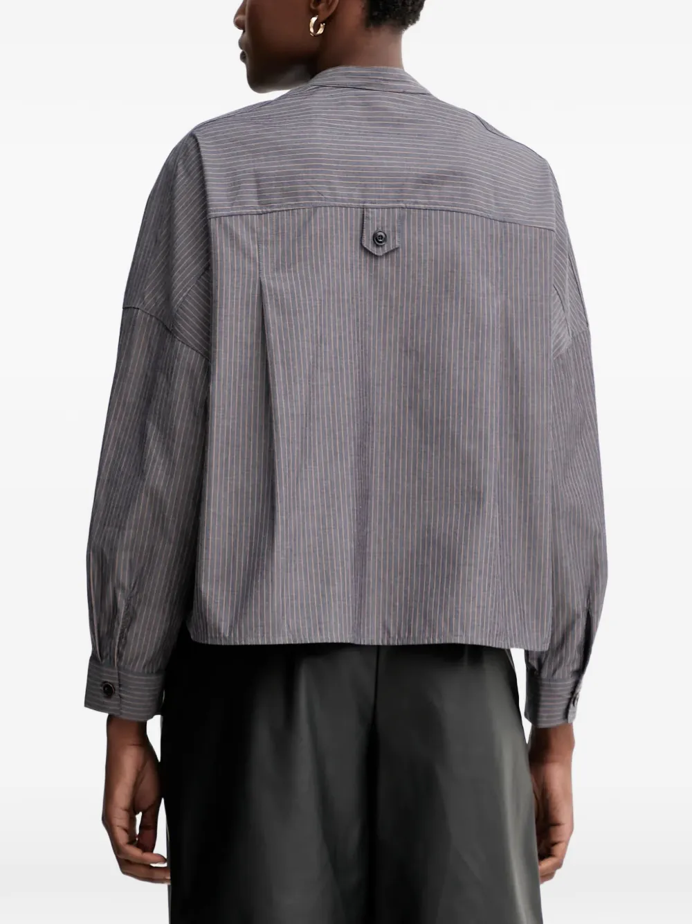 Sessun Striped Shirt In Gray