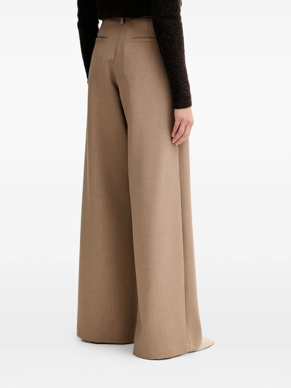 Sessun Palazzo Trousers In Brown