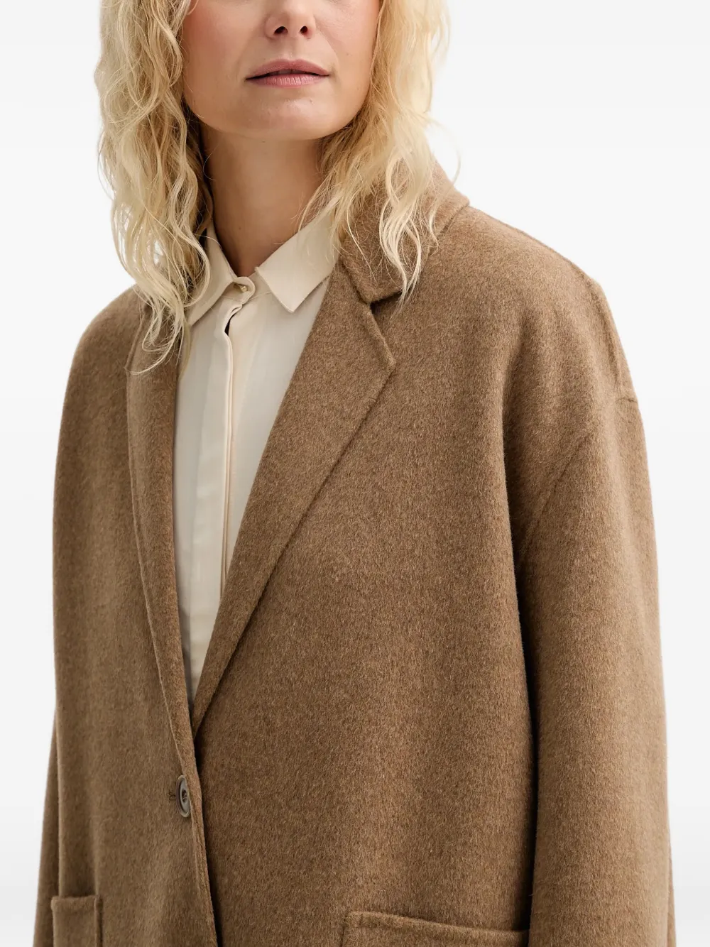 Sessun Wool Blend Single-breasted Blazer In Multi