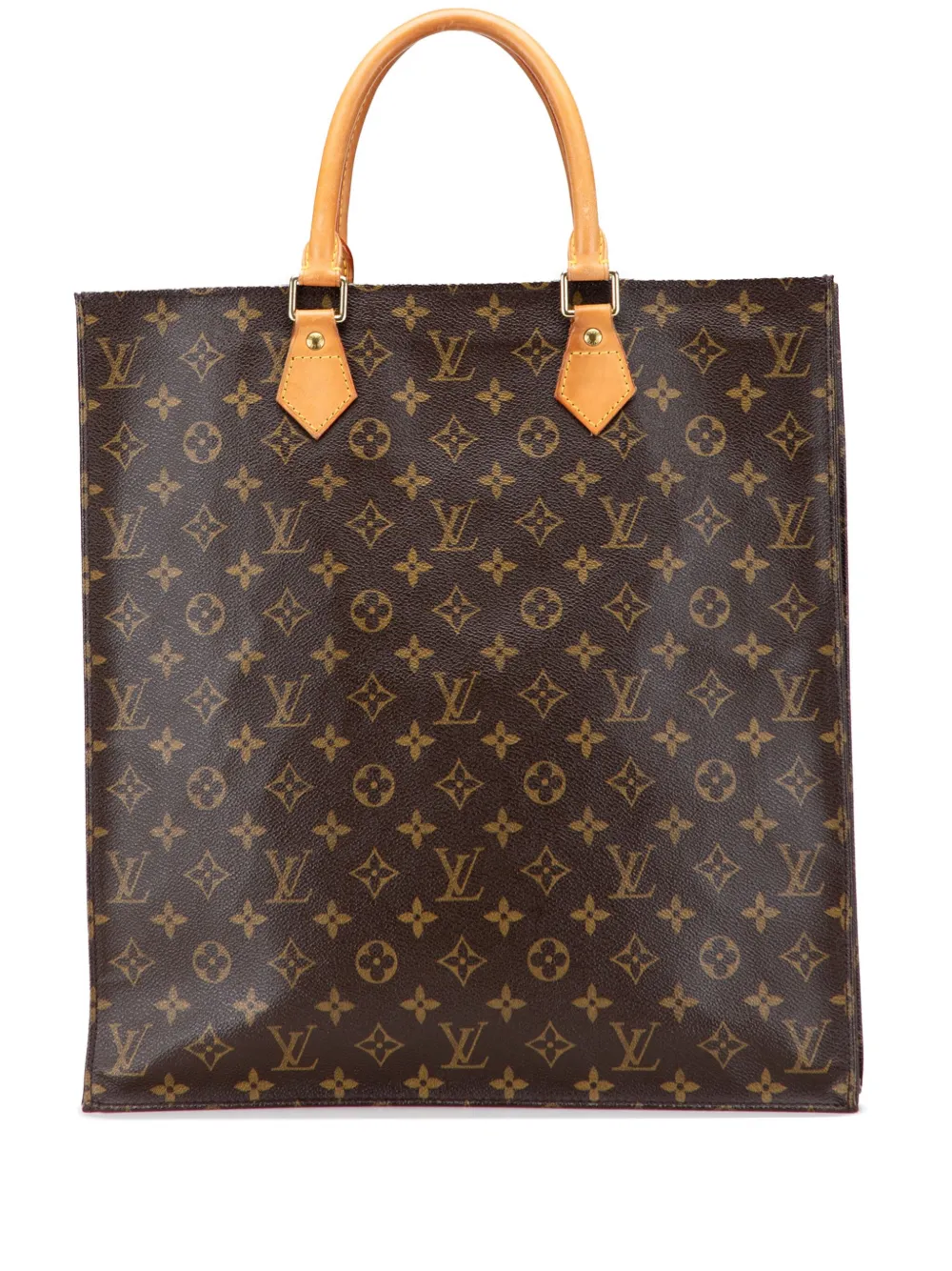 Louis Vuitton Pre-Owned 2005 Monogram Sac Plat tote bag - ブラウン Louis Vuitton Pre-Owned 2005 Monogram Sac Plat tote bag - ブラウン