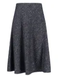 Tagliatore sequin midi skirt - Grey