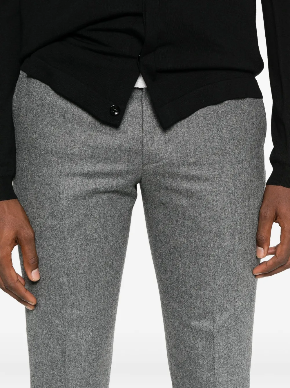 Tagliatore Wollen pantalon met gemêleerd effect Grijs