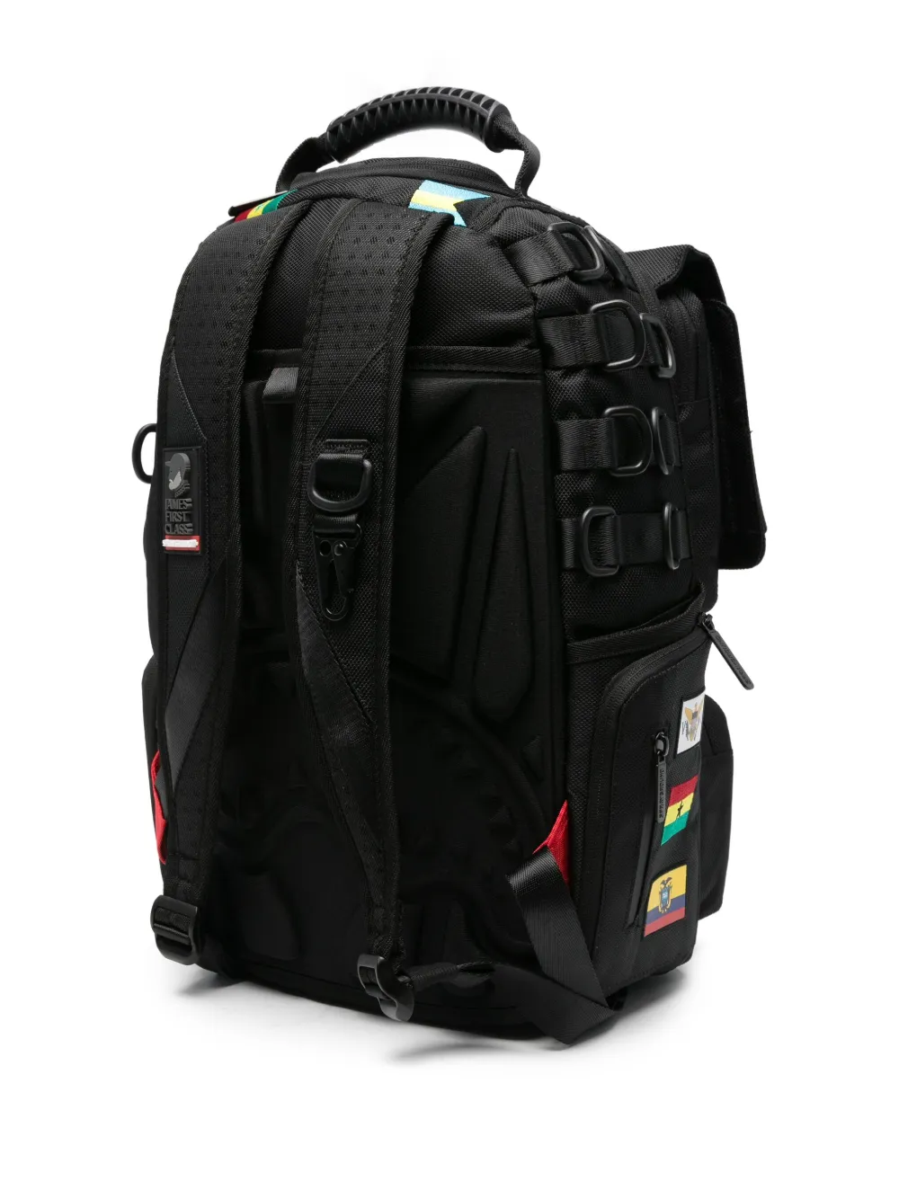 Sprayground Kid James Flags Backpack In Black