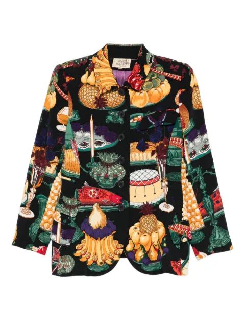 Hermès Pre-Owned 1990s silk blazer