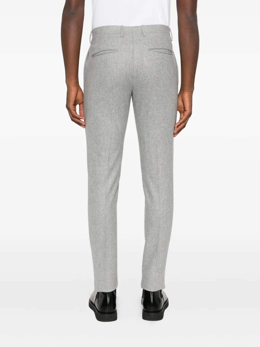 Tagliatore Wollen pantalon met gemêleerd effect Grijs