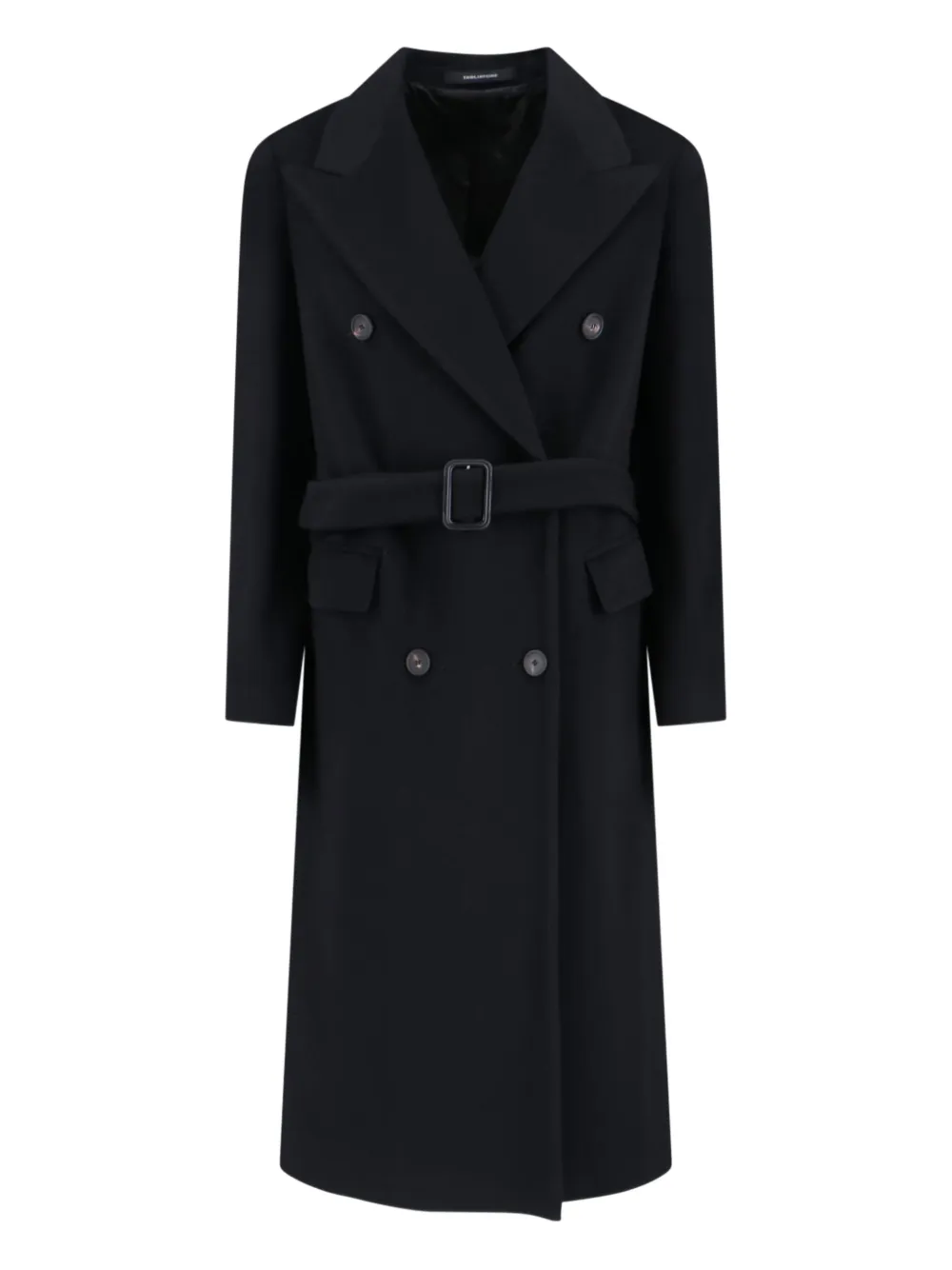 Tagliatore Structured Double-breasted Jacket With Flap Pockets In Multi