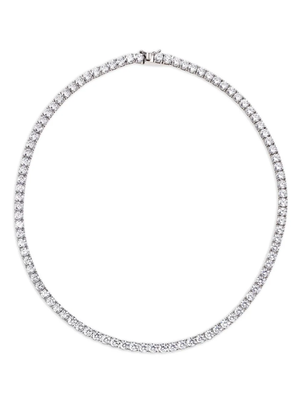 OBSIDIAN collar de corte redondo | plateado | Image 1