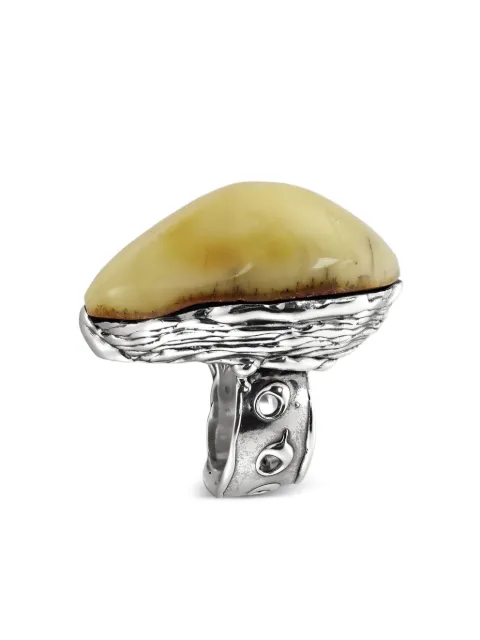 OBSIDIAN textured ring