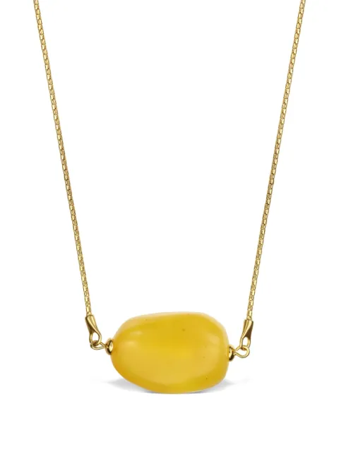 OBSIDIAN collar con dije de gema