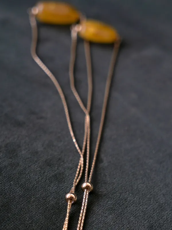 OBSIDIAN Stone Pendant Necklace Gold FARFETCH GR