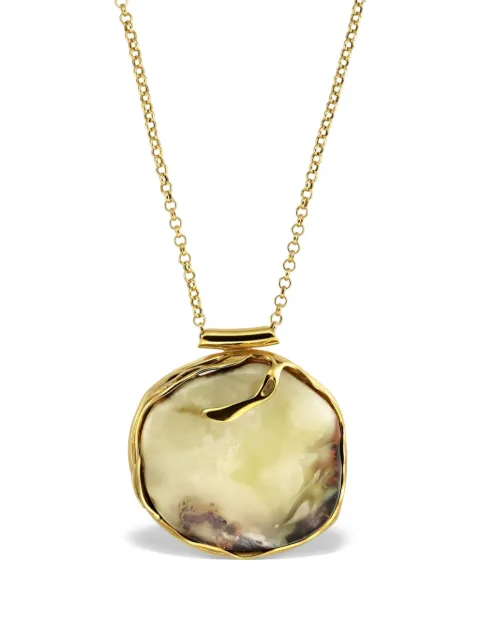 OBSIDIAN collar con dije de gema