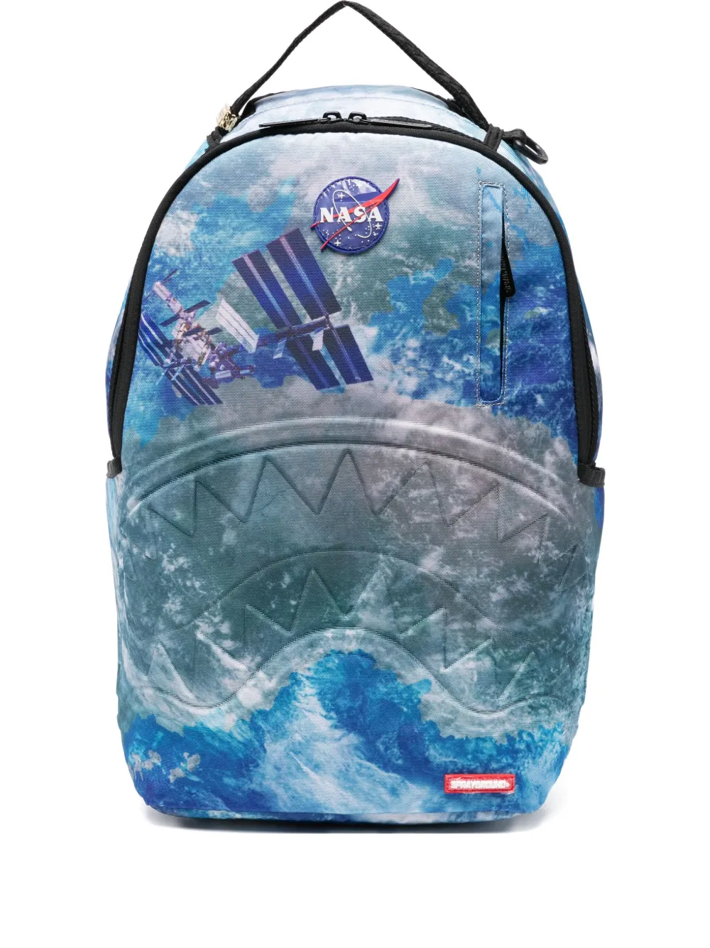 sprayground kid mochila con estampado de nave espacial | azul | Image 1