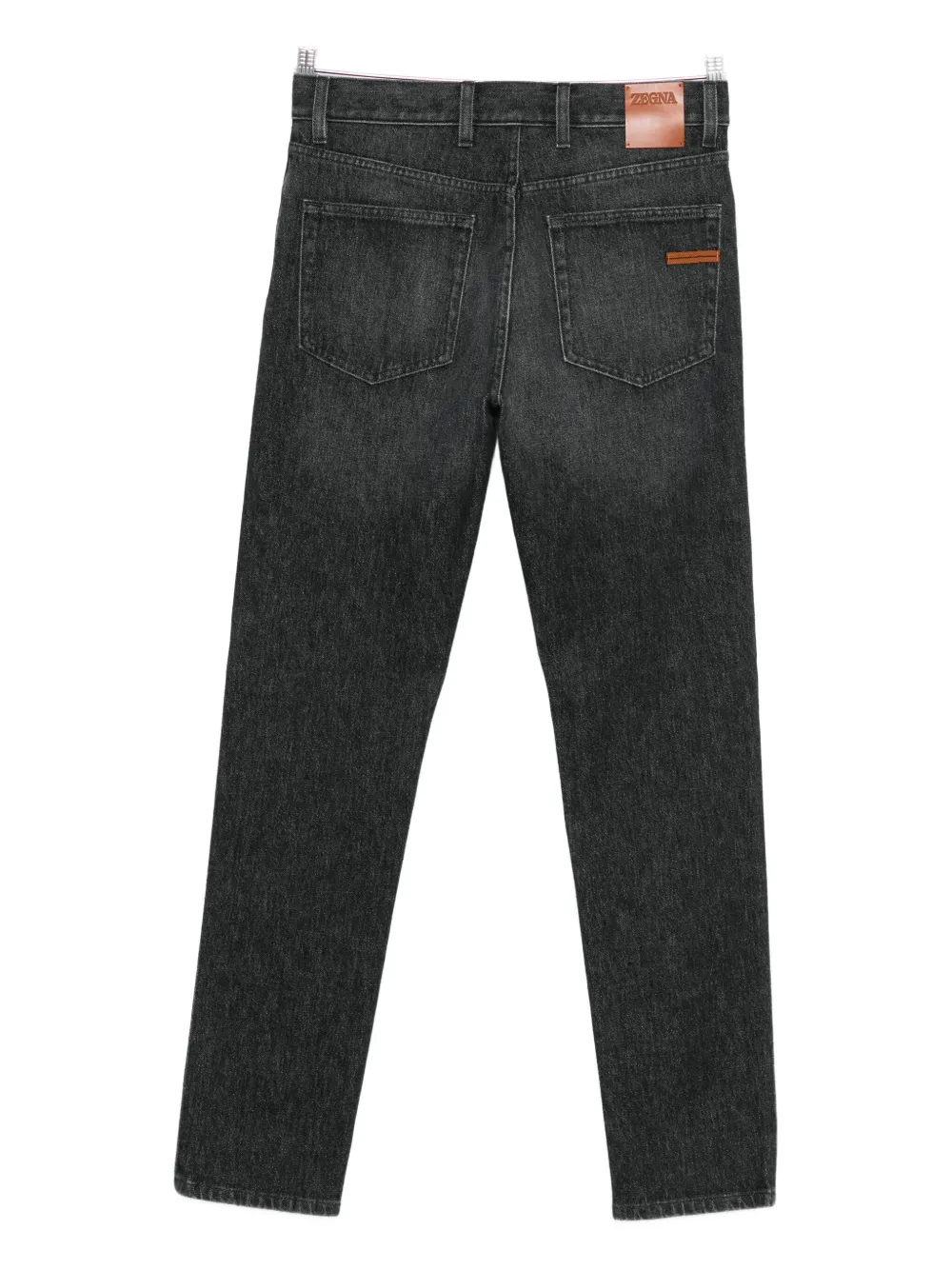 Zegna Stretch-cotton Jeans In Black