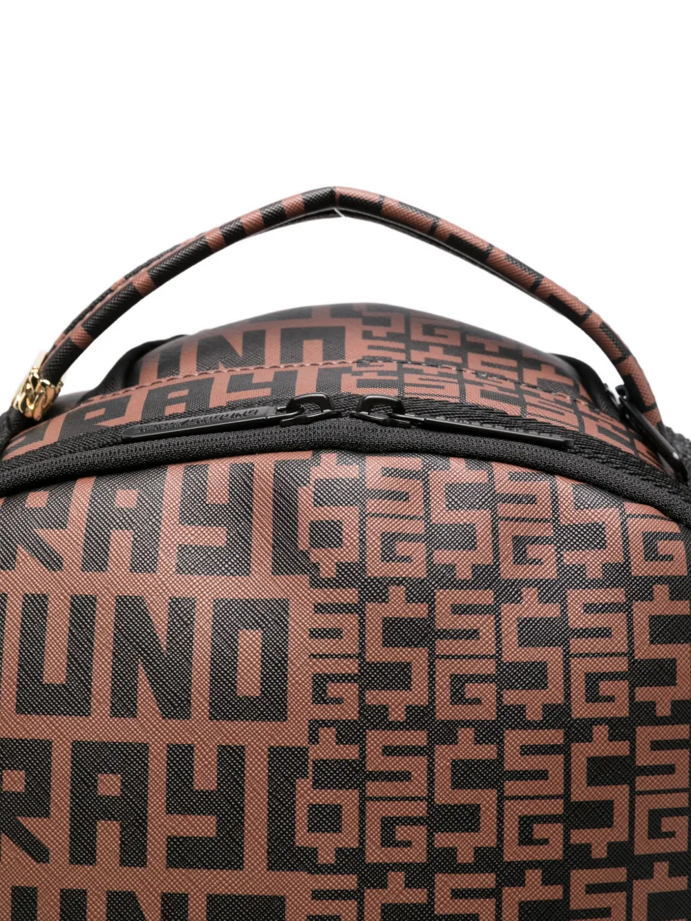 Sprayground Kid Shark-graphic Backpack In Brown
