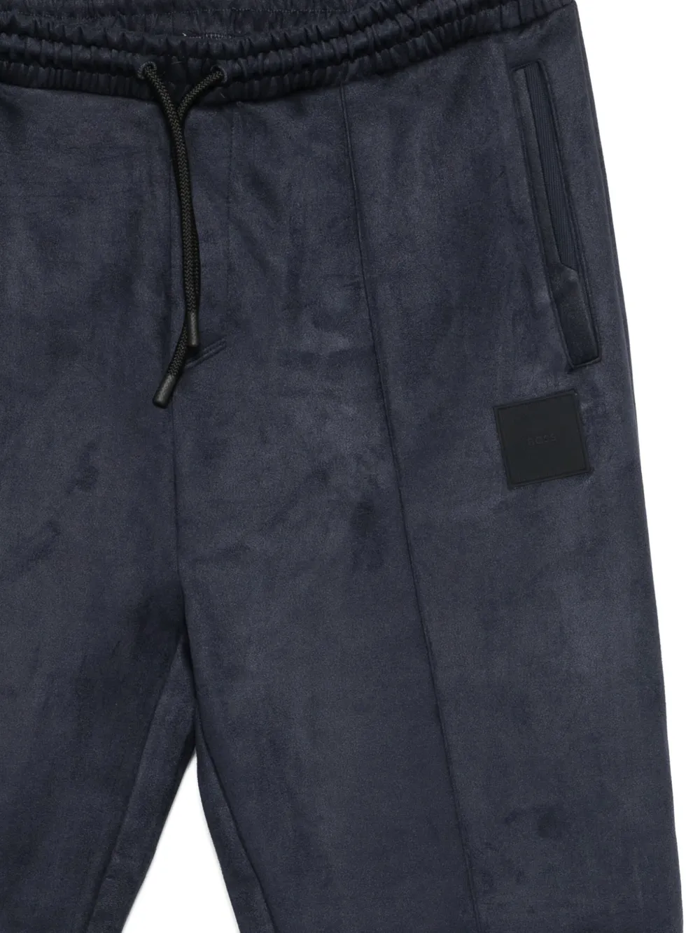 Hugo Boss Drawstring Track Pants In Blue