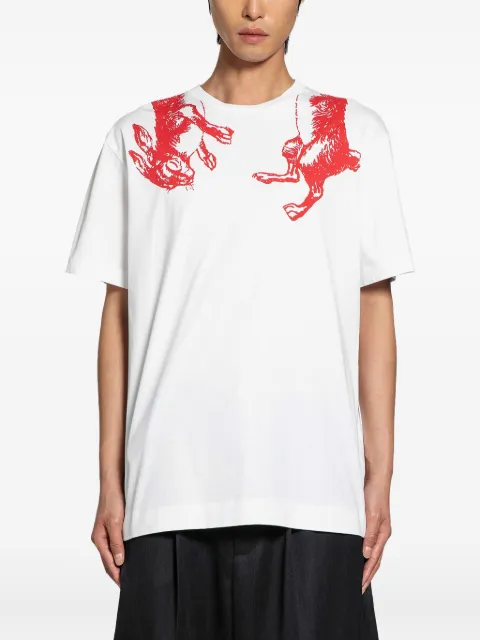 Simone Rocha hare print T-shirt