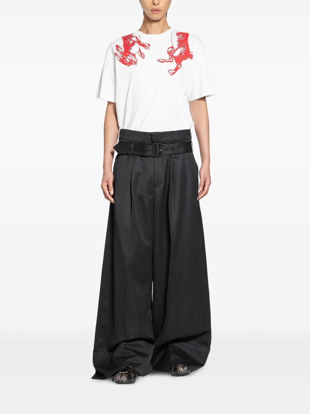 Simone Rocha playera con liebres estampadas | Playeras | Image 2