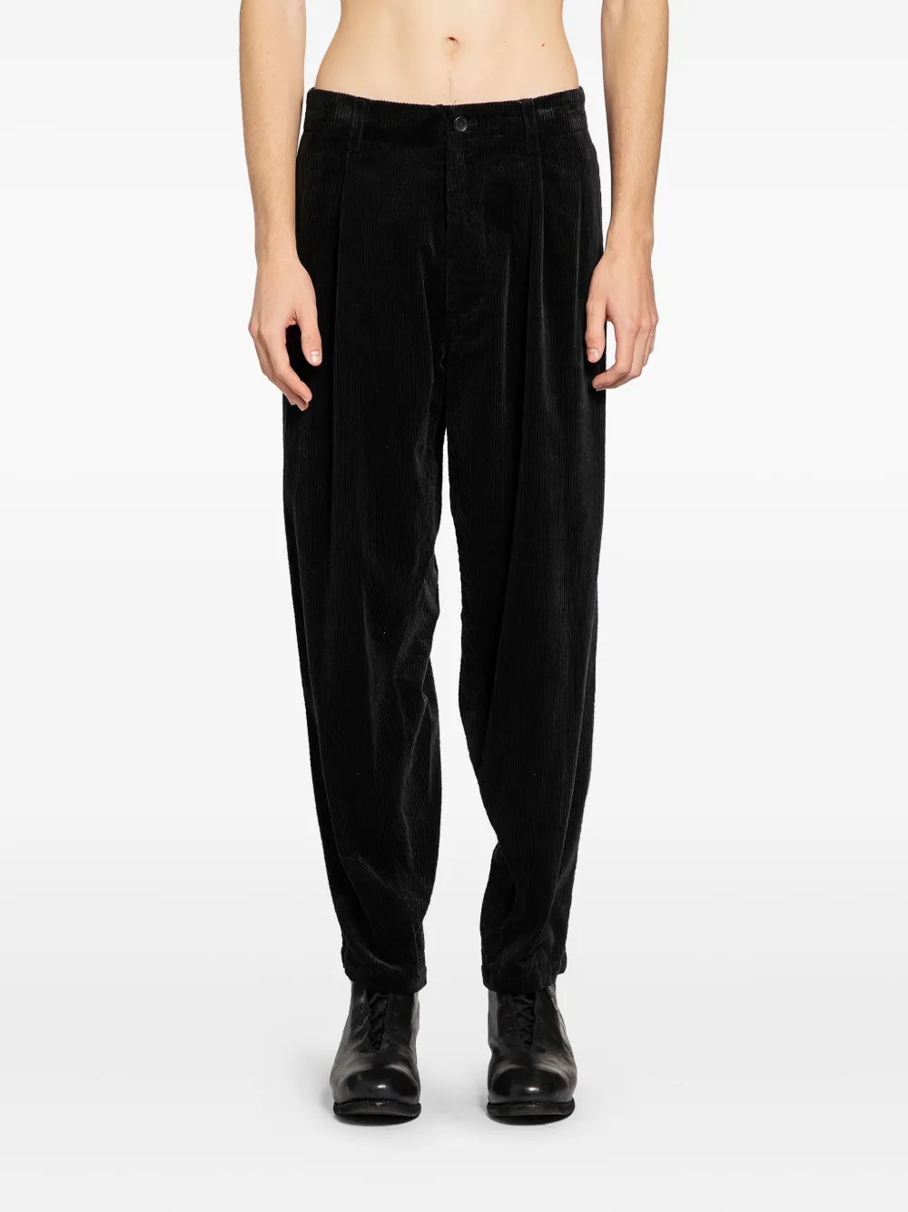 Y-3 Side-zip Trousers In Black