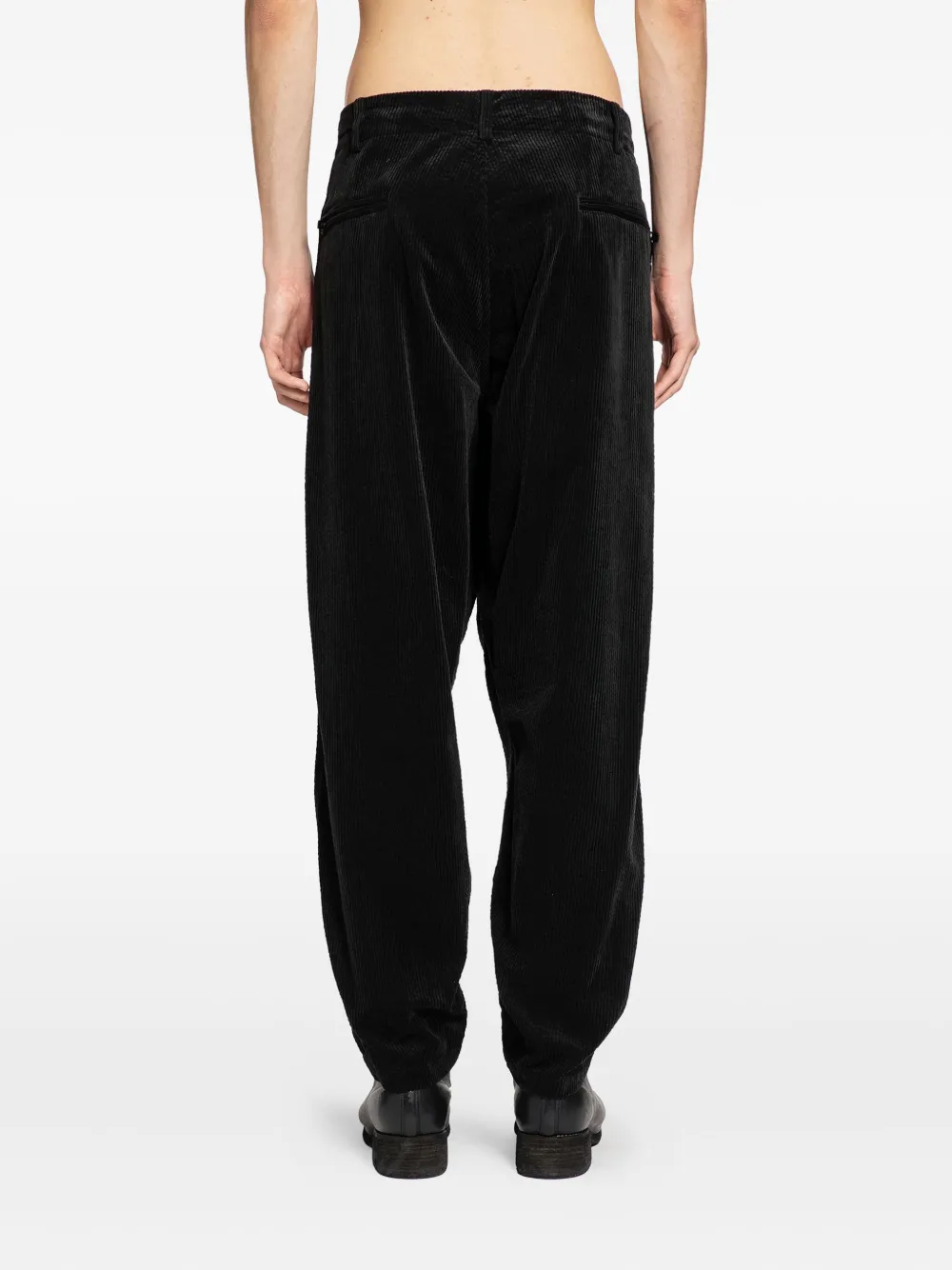Y-3 Broek met rits aan de zijkant Zwart