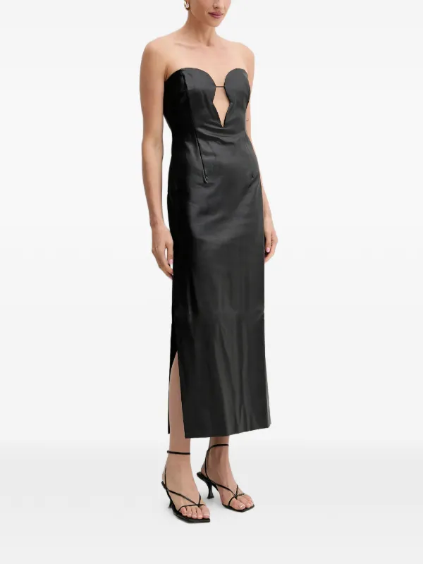 clarissa midi dress Clarissa Velvet Midi Dress Navy / XS