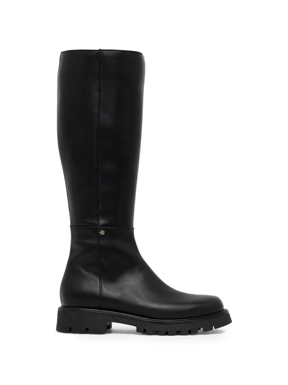Baldinini leather knee-high boots - Nero