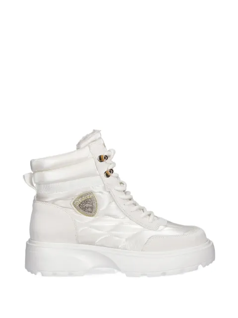 Blauer quilted lace-up boots