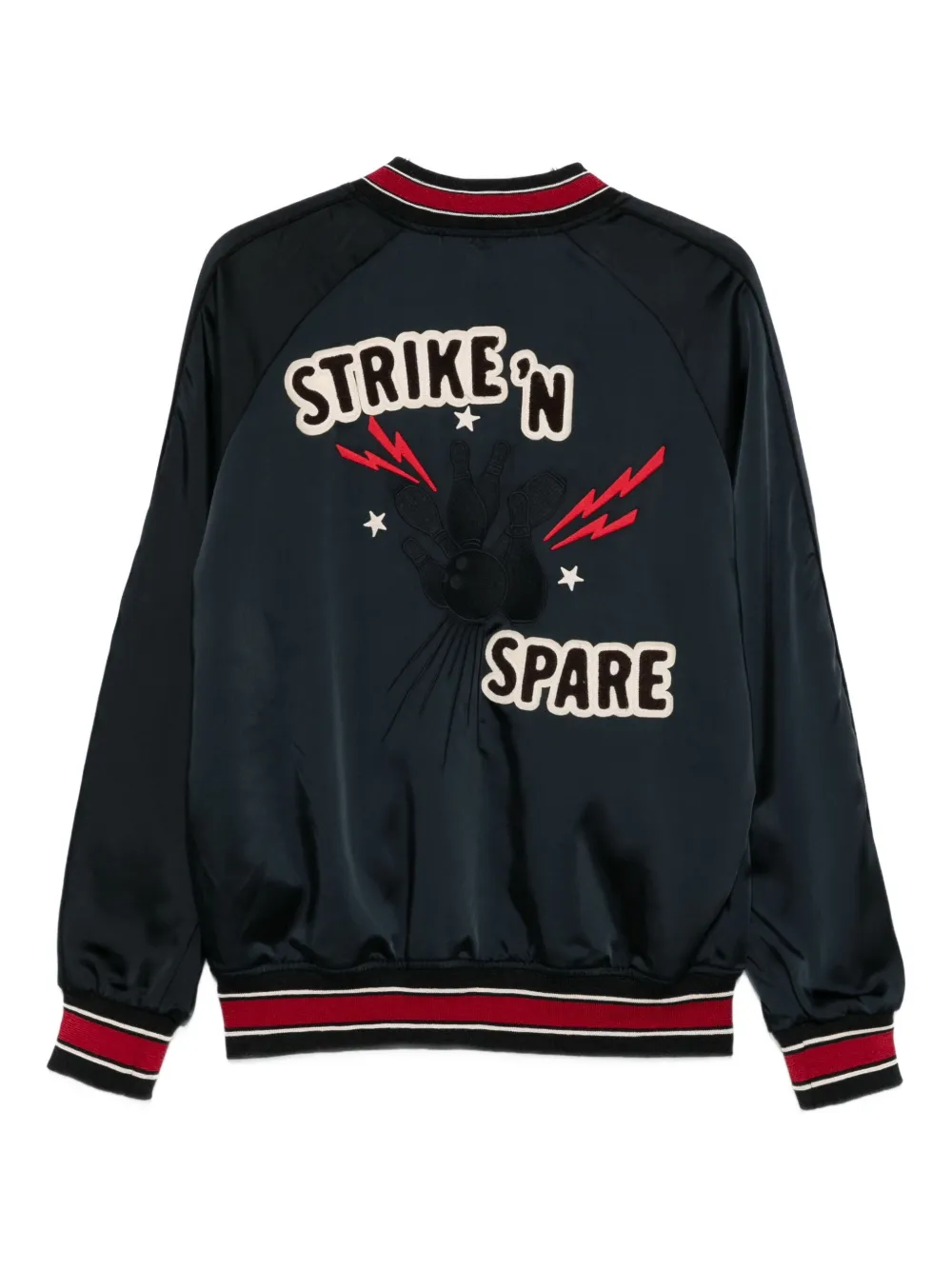 Superdry chaqueta bómber con ribete de canalé | Chamarras bomber | Image 2