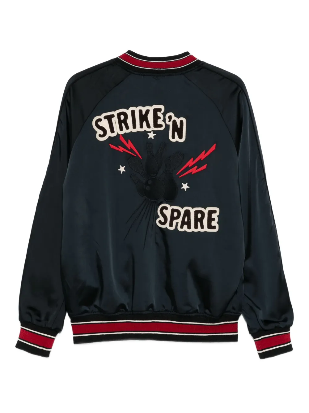 Superdry chamarra bomber con ribete de canalé | Chamarras bomber | Image 2