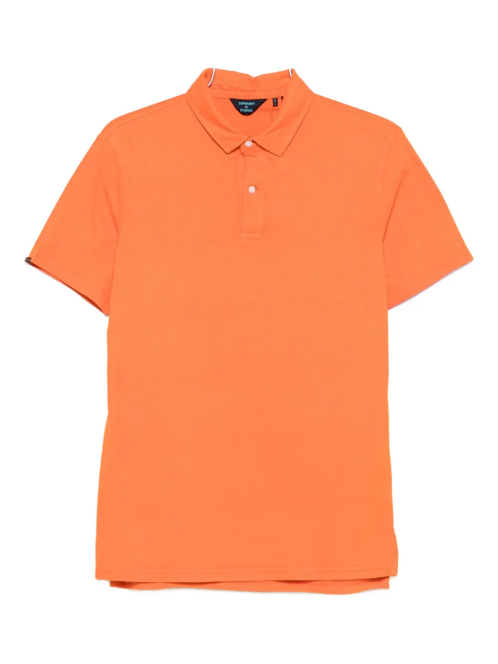 Superdry cotton polo shirt | Orange | Image 1