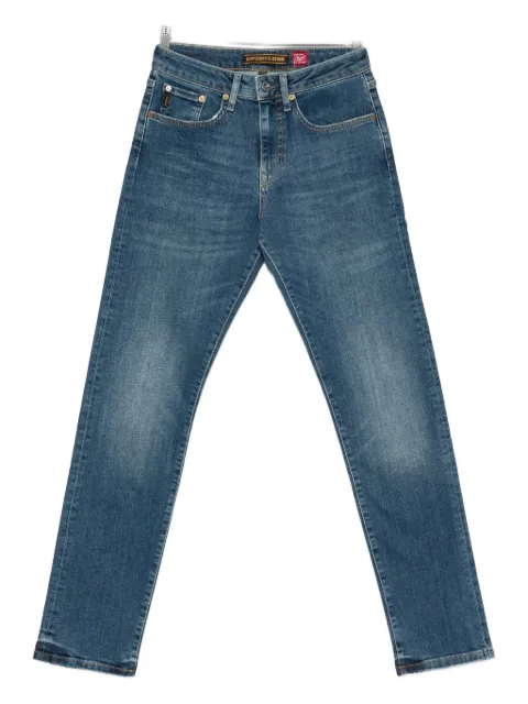 Superdry logo-patch jeans