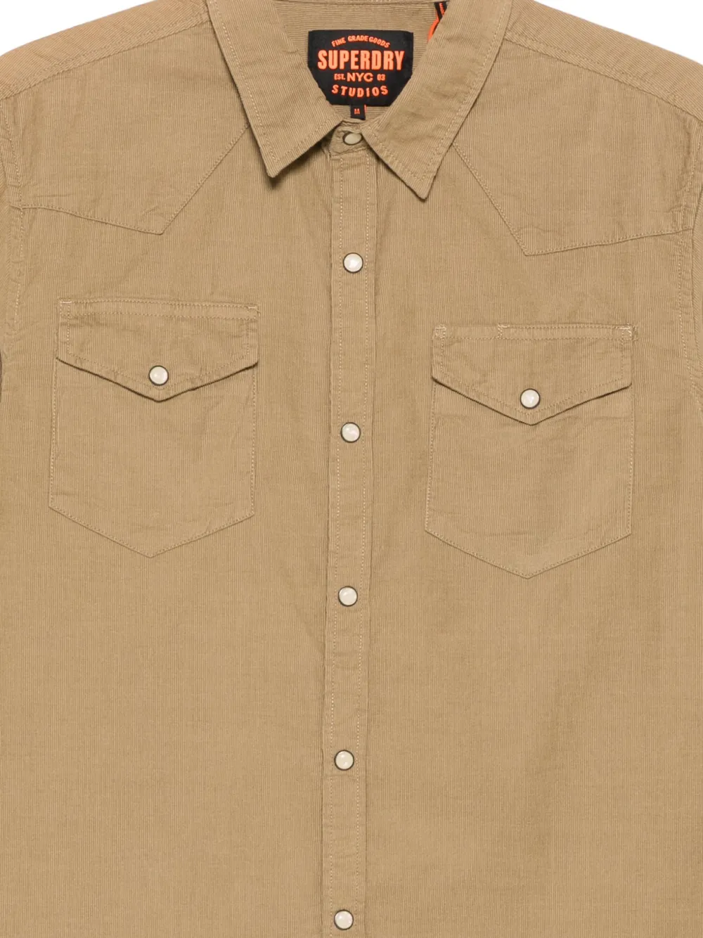 Superdry Long Sleeve Shirt In Neutral