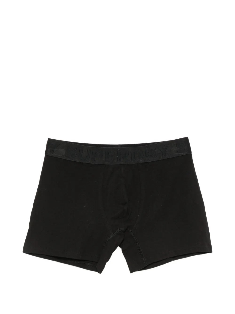 Superdry Boxershorts met logoband Zwart