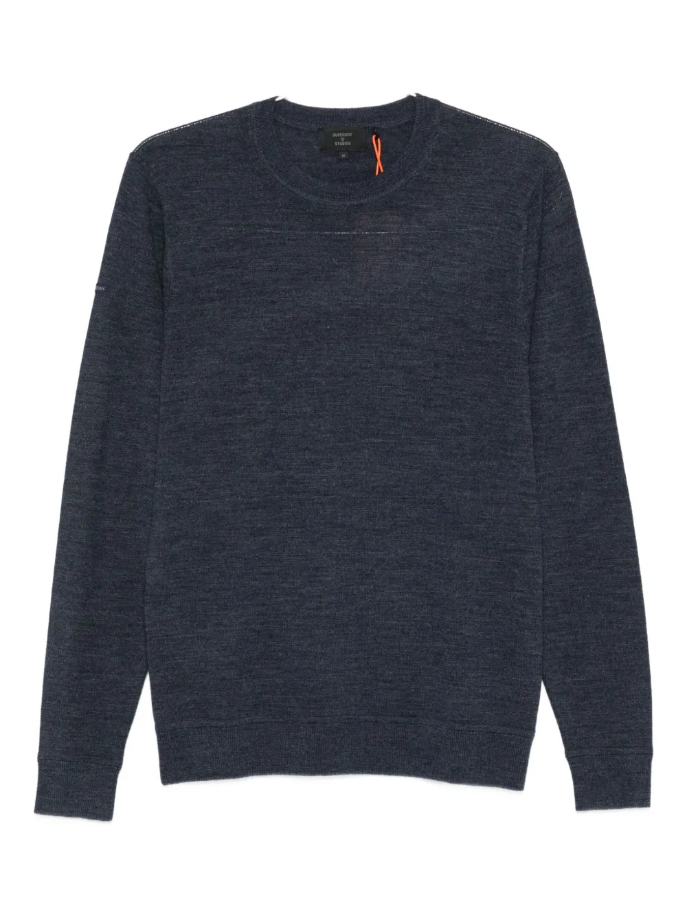 Superdry suéter con cuello redondo | azul | Image 1