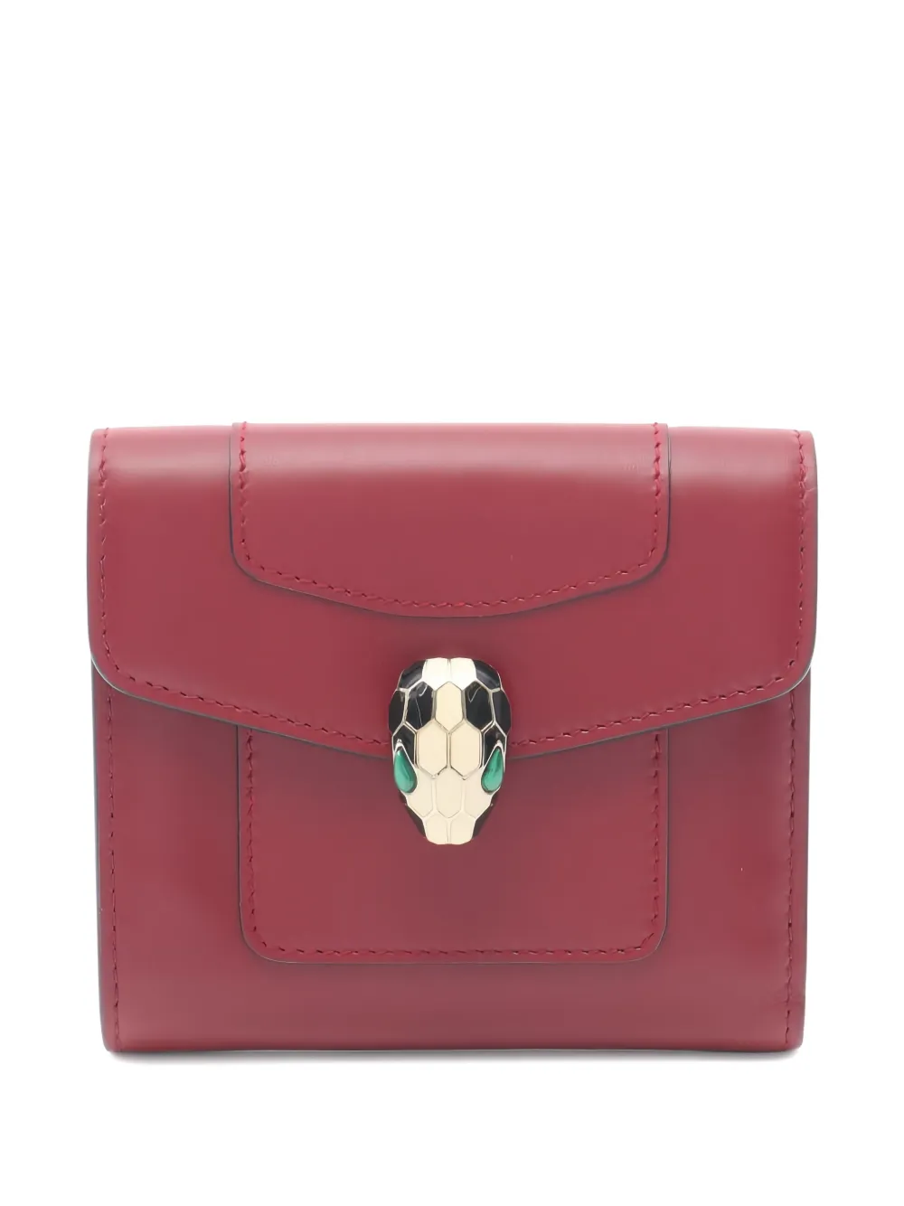 Bvlgari Pre-Owned 2010s Forever serpenti trifold wallet | Red | Image 1