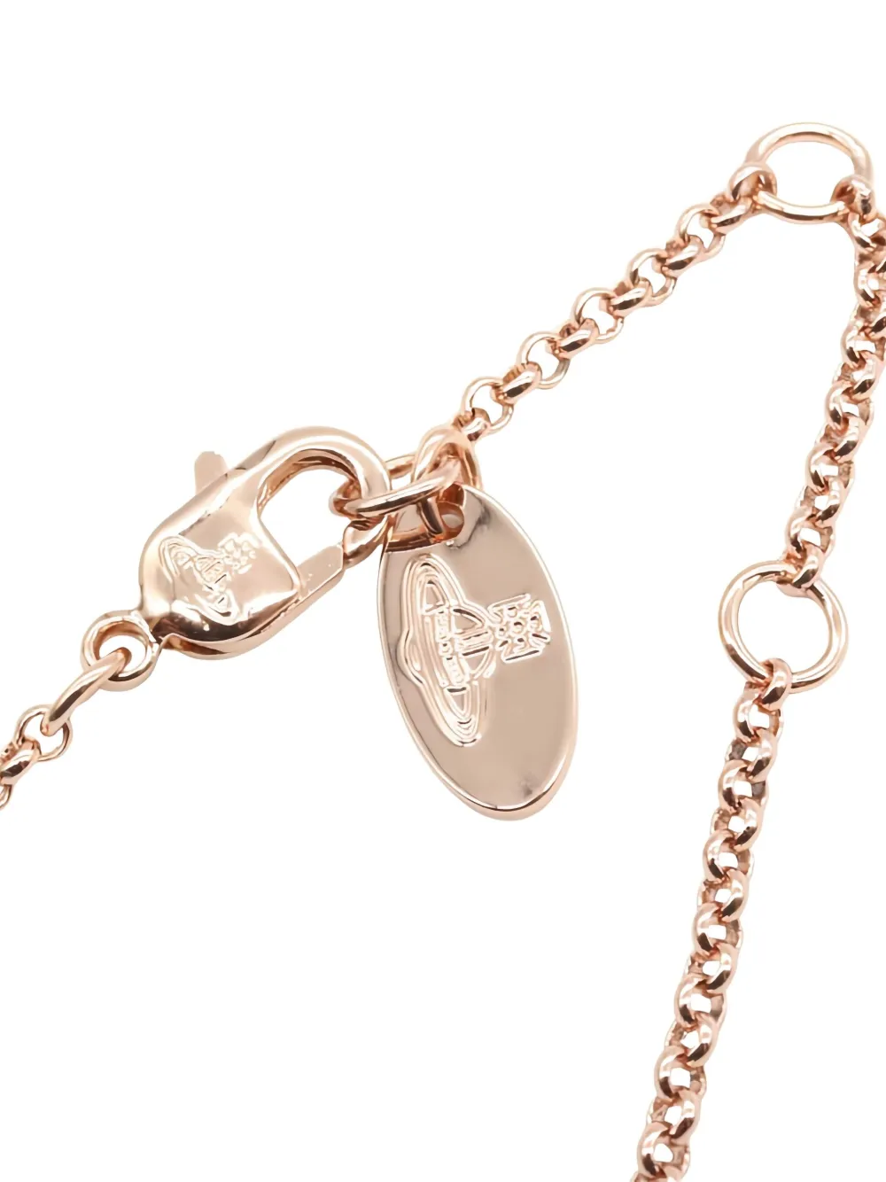Pre-owned Vivienne Westwood 2020s Orb-pendant Necklace In Pink