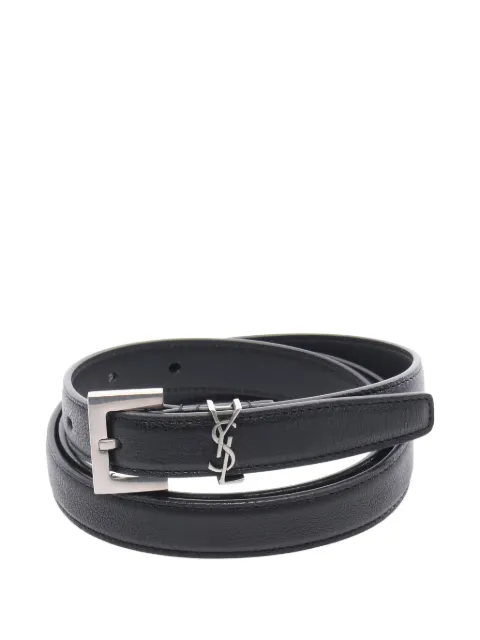 Saint Laurent Pre-Owned cinturón de piel
