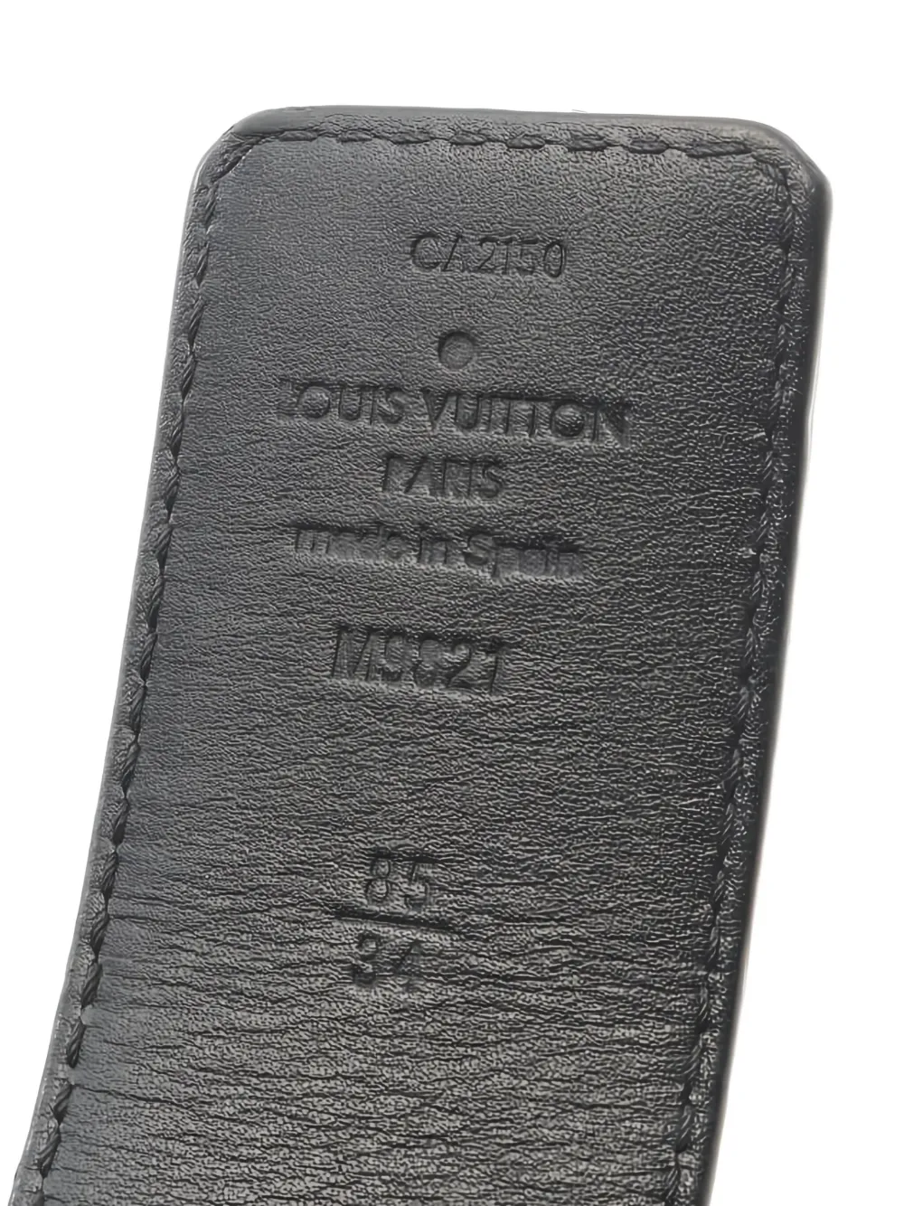 Pre-owned Louis Vuitton Lv-buckle Belt In Brown