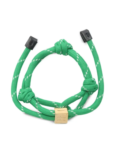 Miu Miu Pre-Owned logo-charm bracelet