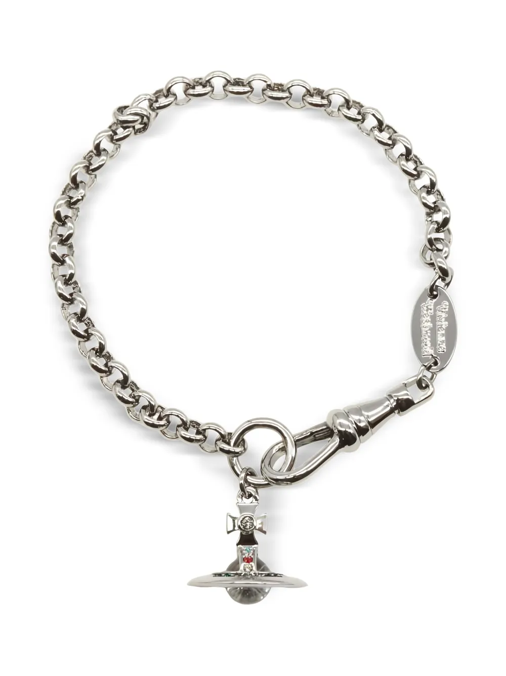 Vivienne Westwood Orb-charm chain bracelet | Silver | Image 1